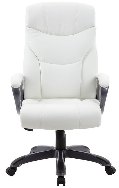 Office Chair Barmouth | size: Width: 73.5cm, Height: 115-124cm, Depth: 65.5cm | color: White | image: 1 | variant: 1001145