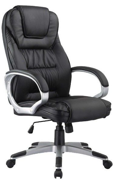 Office Chair Barnsley | size: Width: 64cm, Height: 112-150cm, Depth: 48cm | color: Black | image: 1 | variant: 1004162