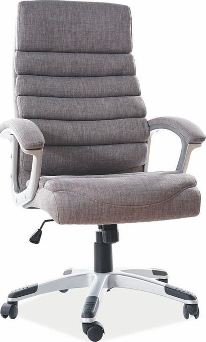 Office Chair Basildon | size: Width: 66cm, Height: 115cm, Depth: 50cm | color: Gray | image: 1 | variant: 1004169