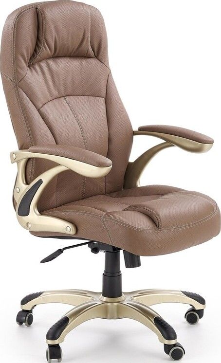 Office Chair Belluno | size: Width: 66cm, Height: 114cm, Depth: 70cm | color: Brown | image: 1 | variant: 1002867