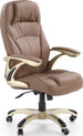 Office Chair Belluno | size: Width: 66cm, Height: 114cm, Depth: 70cm | color: Brown | image: 1 | variant: 1002867