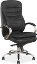 Office Chair Birkenhead | size: Width: 65cm, Height: 116-122cm, Depth: 53cm | color: Black | image: 1 | variant: 1004174