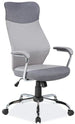 Office Chair Blackburn | size: Width: 64cm, Height: 112-122cm, Depth: 52cm | color: Gray | image: 1 | variant: 1004177