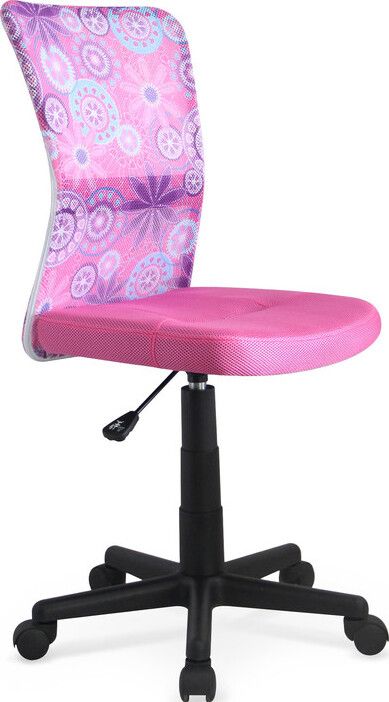 Office Chair Bolzano | size: Width: 41cm, Height: 98cm, Depth: 56cm | color: Pink | image: 1 | variant: 1002881