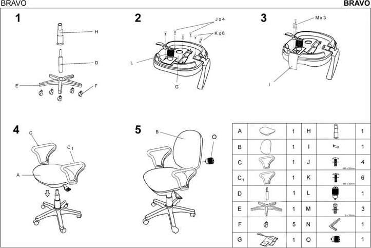 Office Chair Bravo 1 | size: Width: 59cm, Height: 108cm, Depth: 56cm | color: Black | image: 2 | variant: 1012505