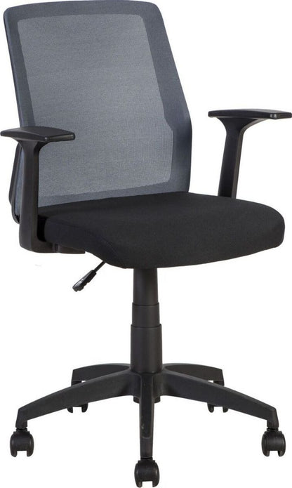 Office Chair Brecon | size: Width: 60cm, Height: 87.5-95cm, Depth: 55cm | color: Gray | image: 1 | variant: 1001113