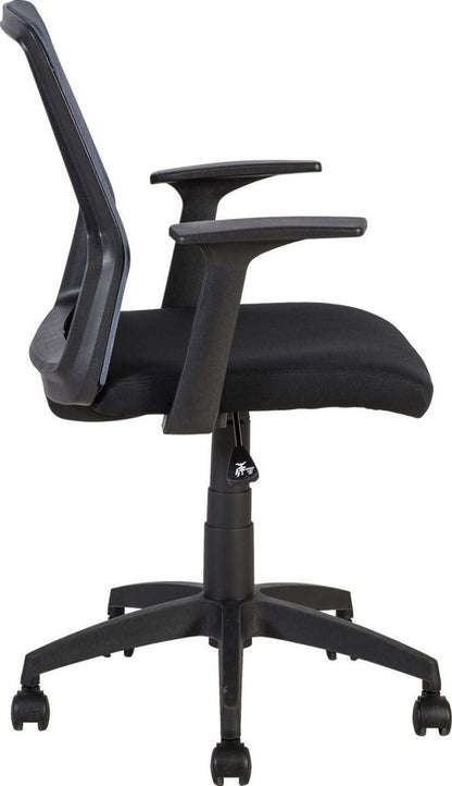 Office Chair Brecon | size: Width: 60cm, Height: 87.5-95cm, Depth: 55cm | color: Gray | image: 2 | variant: 1001113