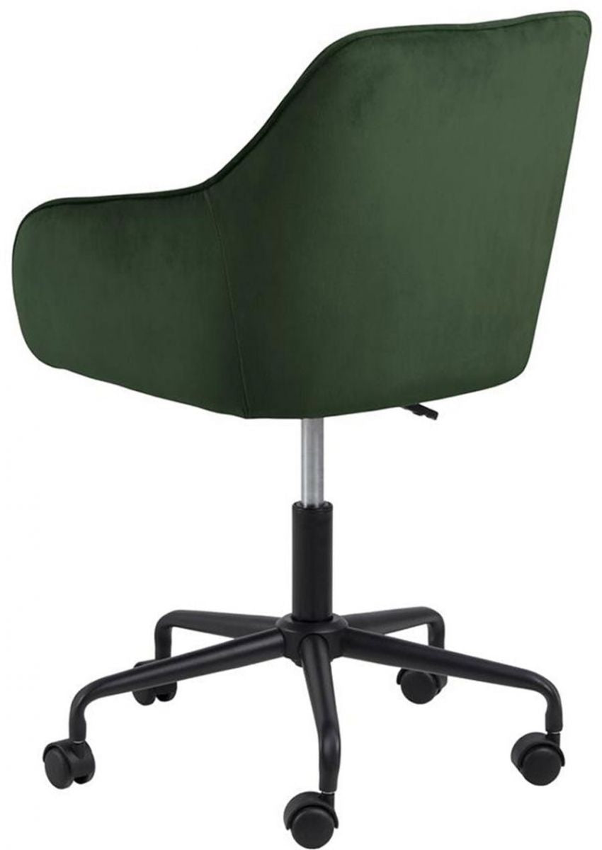 Office Chair Brooke | size: Width: 59cm, Height: 89cm, Depth: 58.5cm | color: Green | image: 2 | variant: 1005218