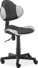 Office Chair Burnley | size: Width: 48cm, Height: 80-92cm, Depth: 41cm | color: Black/Grey | image: 1 | variant: 1004188