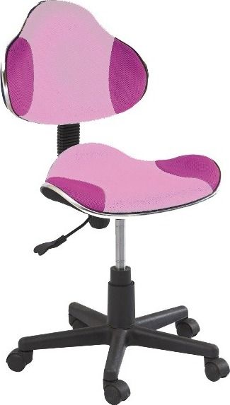 Office Chair Burnley | size: Width: 48cm, Height: 80-92cm, Depth: 41cm | color: Pink | image: 1 | variant: 1004186