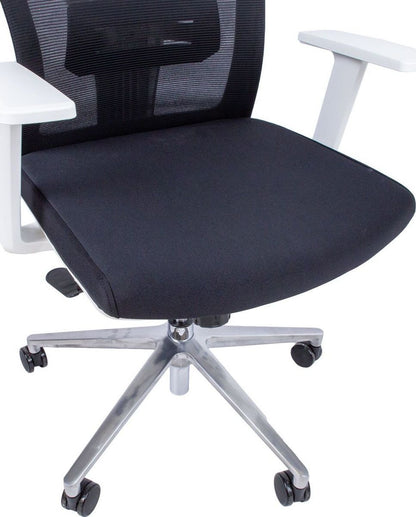 Office Chair Cardigan | size: Width: 58cm, Height: 100.5cm, Depth: 58cm | color: White | image: 6 | variant: 1001277