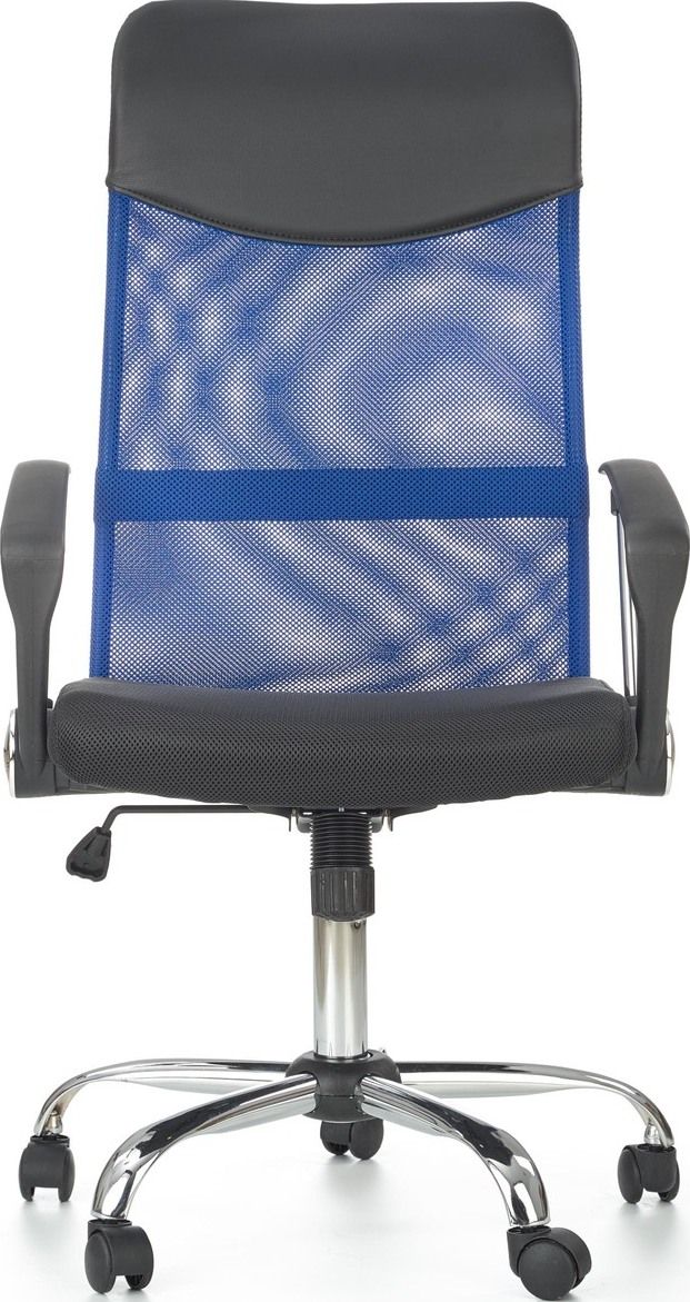 Office Chair Carrara | size: Width: 61cm, Height: 120cm, Depth: 63cm | color: Black/Blue | image: 4 | variant: 1002979