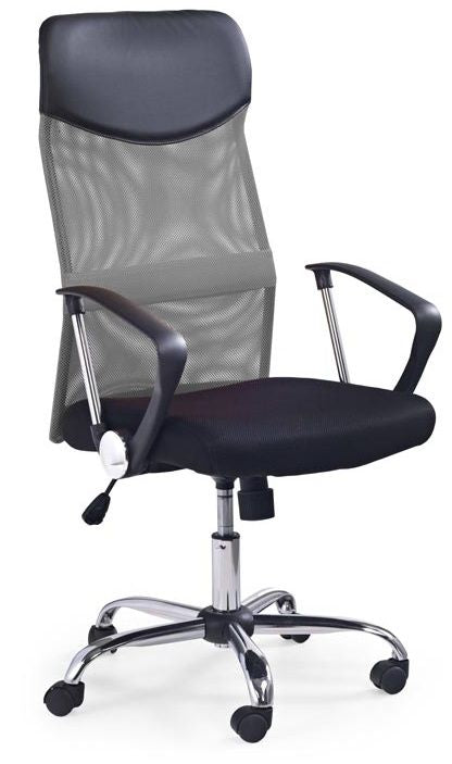 Office Chair Carrara | size: Width: 61cm, Height: 120cm, Depth: 63cm | color: Black/Grey | image: 0 | variant: 1002981