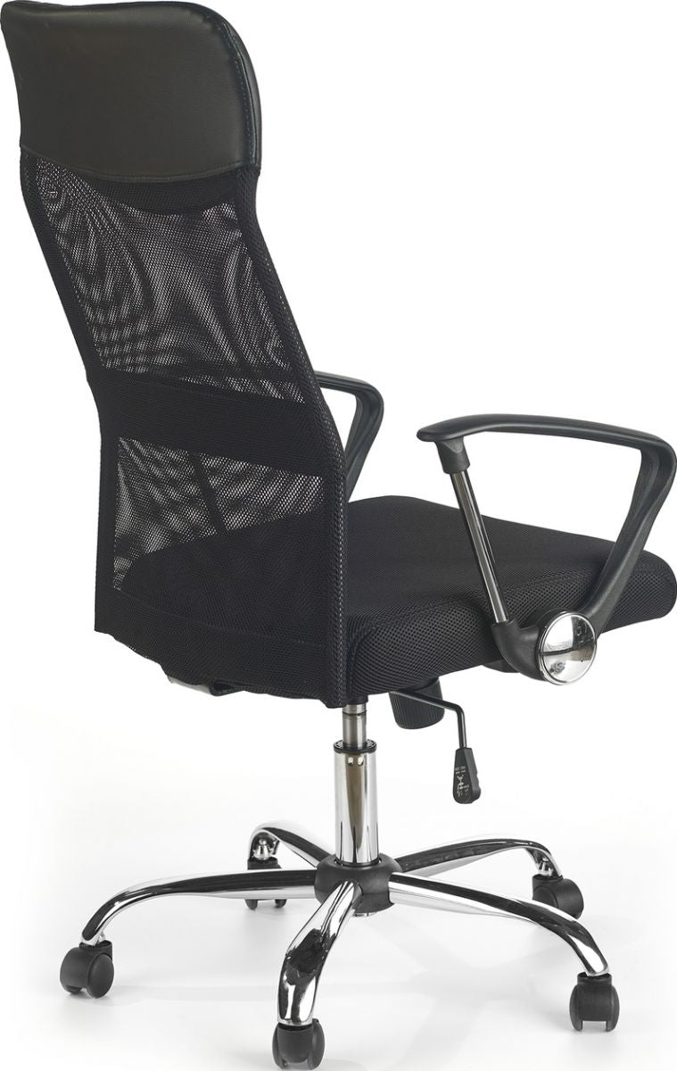 Office Chair Carrara | size: Width: 61cm, Height: 120cm, Depth: 63cm | color: Black | image: 1 | variant: 1002980