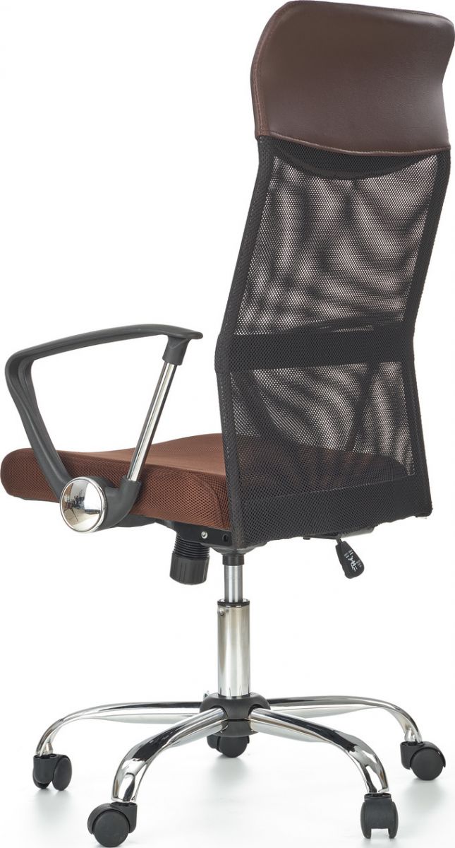 Office Chair Carrara | size: Width: 61cm, Height: 120cm, Depth: 63cm | color: Brown/Black | image: 2 | variant: 1002977
