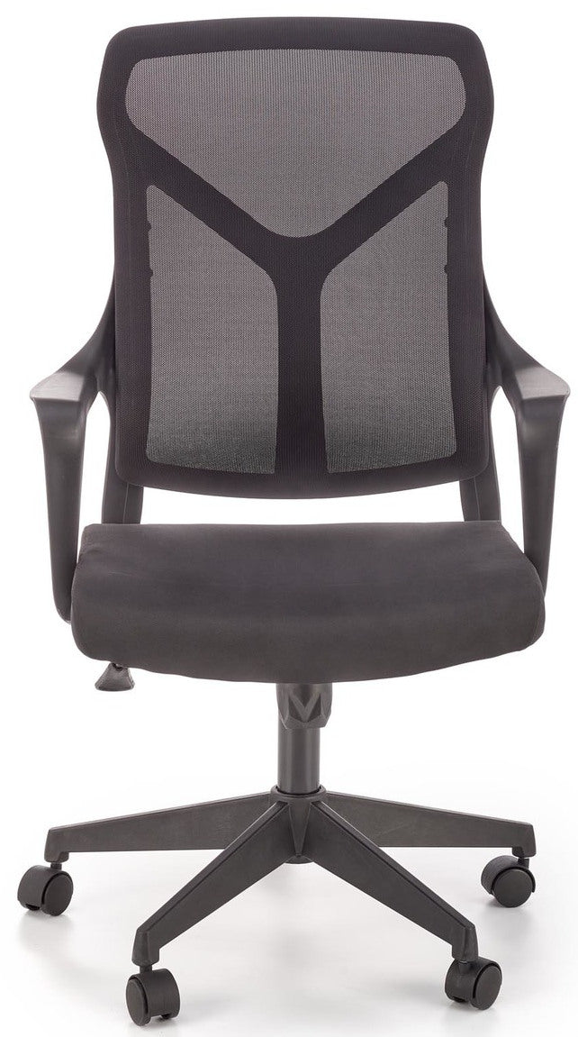 Office Chair Cassino | size: Width: 61cm, Height: 114cm, Depth: 67cm | color: Black | image: 4 | variant: 1002949