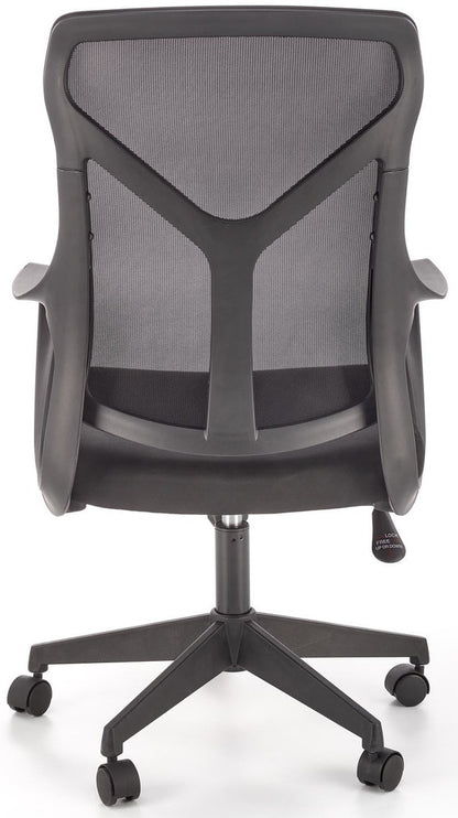 Office Chair Cassino | size: Width: 61cm, Height: 114cm, Depth: 67cm | color: Black | image: 5 | variant: 1002949