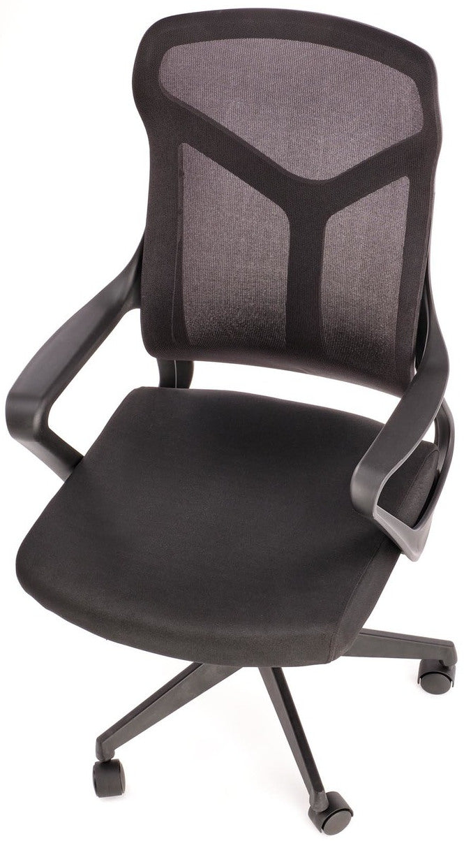 Office Chair Cassino | size: Width: 61cm, Height: 114cm, Depth: 67cm | color: Black | image: 6 | variant: 1002949