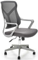 Office Chair Cassino | size: Width: 61cm, Height: 114cm, Depth: 67cm | color: Gray | image: 1 | variant: 1002950