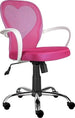 Office Chair Chelmsford | size: Width: 60cm, Height: 88-98cm, Depth: 47cm | color: Pink | image: 1 | variant: 1004130