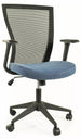 Office Chair Chesterfield | size: Width: 59cm, Height: 107cm, Depth: 48cm | color: Black/Blue | image: 0 | variant: 1004198