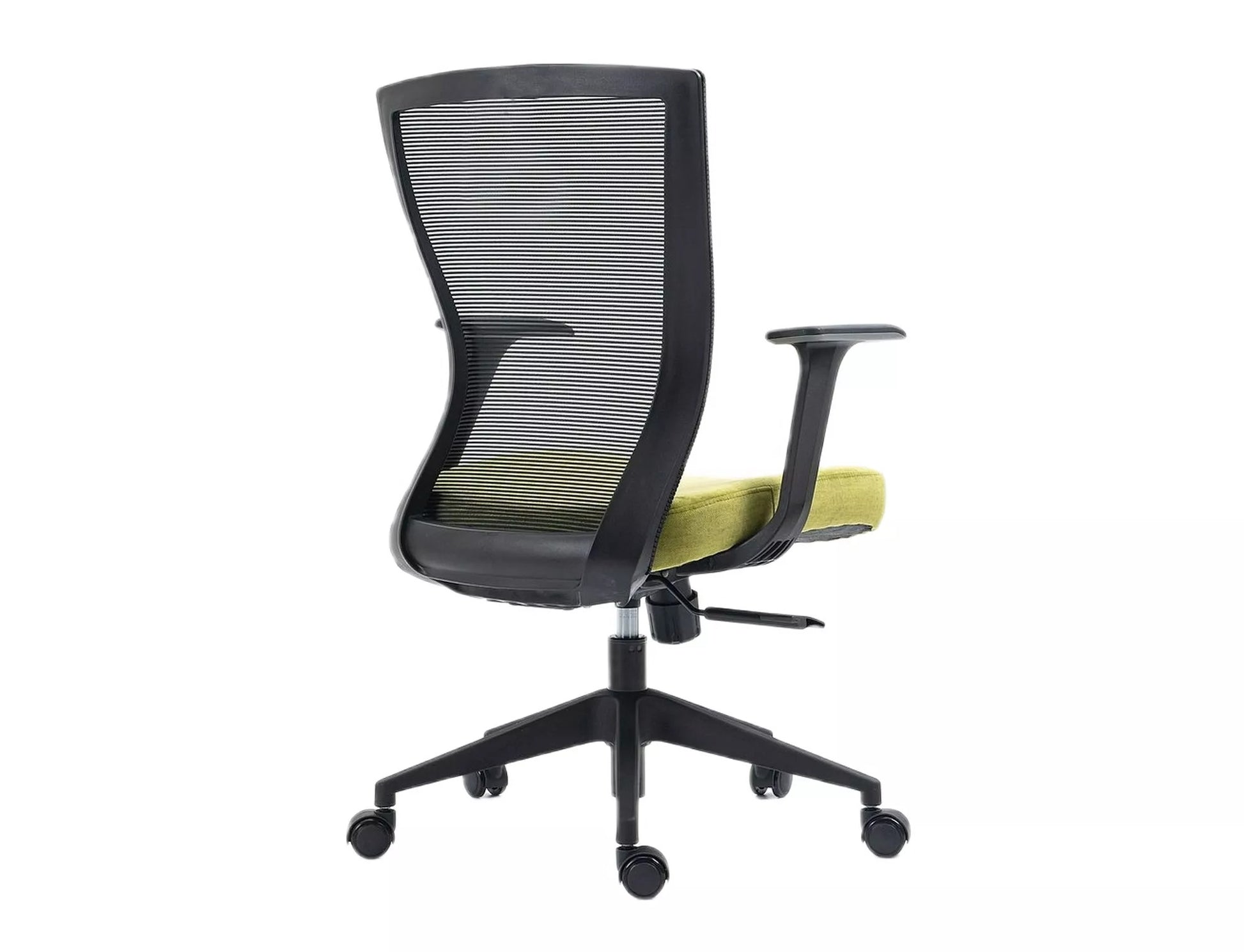 Office Chair Chesterfield | size: Width: 59cm, Height: 107cm, Depth: 48cm | color: Black/Green | image: 1 | variant: 1004200