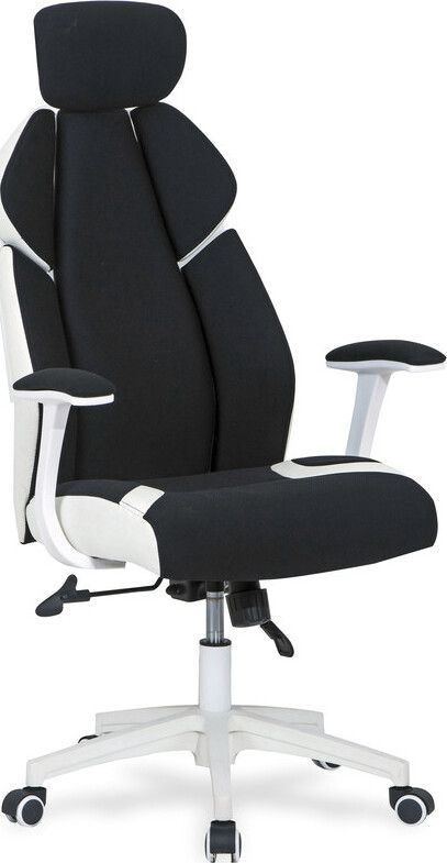 Office Chair Chrono | size: Width: 65cm, Height: 128cm, Depth: 70cm | color: Black | image: 1 | variant: 1011624