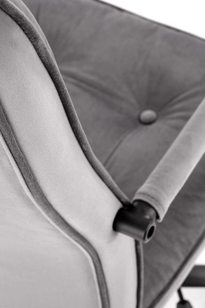 Office Chair Colin | size: Width: 54cm, Height: 110cm, Depth: 57cm | color: Gray | image: 6 | variant: 1011963
