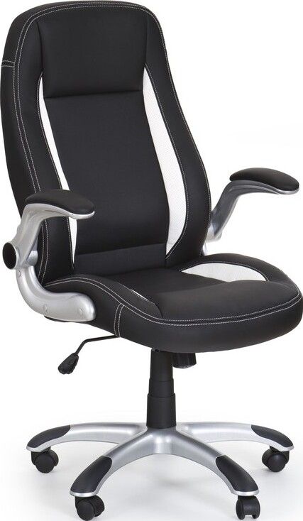 Office Chair Colleferro | size: Width: 67cm, Height: 120cm, Depth: 65cm | color: Black | image: 1 | variant: 1002947