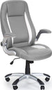 Office Chair Colleferro | size: Width: 67cm, Height: 120cm, Depth: 65cm | color: Gray | image: 1 | variant: 1002945