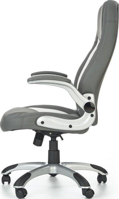 Office Chair Colleferro | size: Width: 67cm, Height: 120cm, Depth: 65cm | color: Gray | image: 3 | variant: 1002945