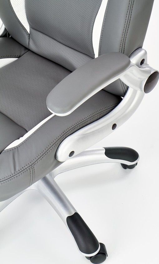 Office Chair Colleferro | size: Width: 67cm, Height: 120cm, Depth: 65cm | color: Gray | image: 5 | variant: 1002945