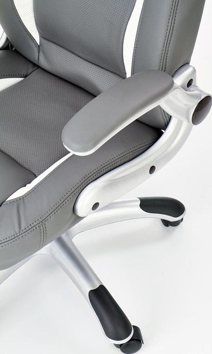 Office Chair Colleferro | size: Width: 67cm, Height: 120cm, Depth: 65cm | color: Gray | image: 5 | variant: 1002945