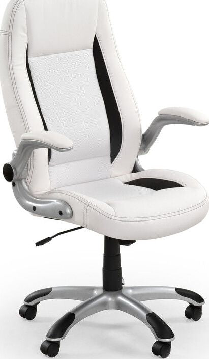 Office Chair Colleferro | size: Width: 67cm, Height: 120cm, Depth: 65cm | color: White | image: 1 | variant: 1002946