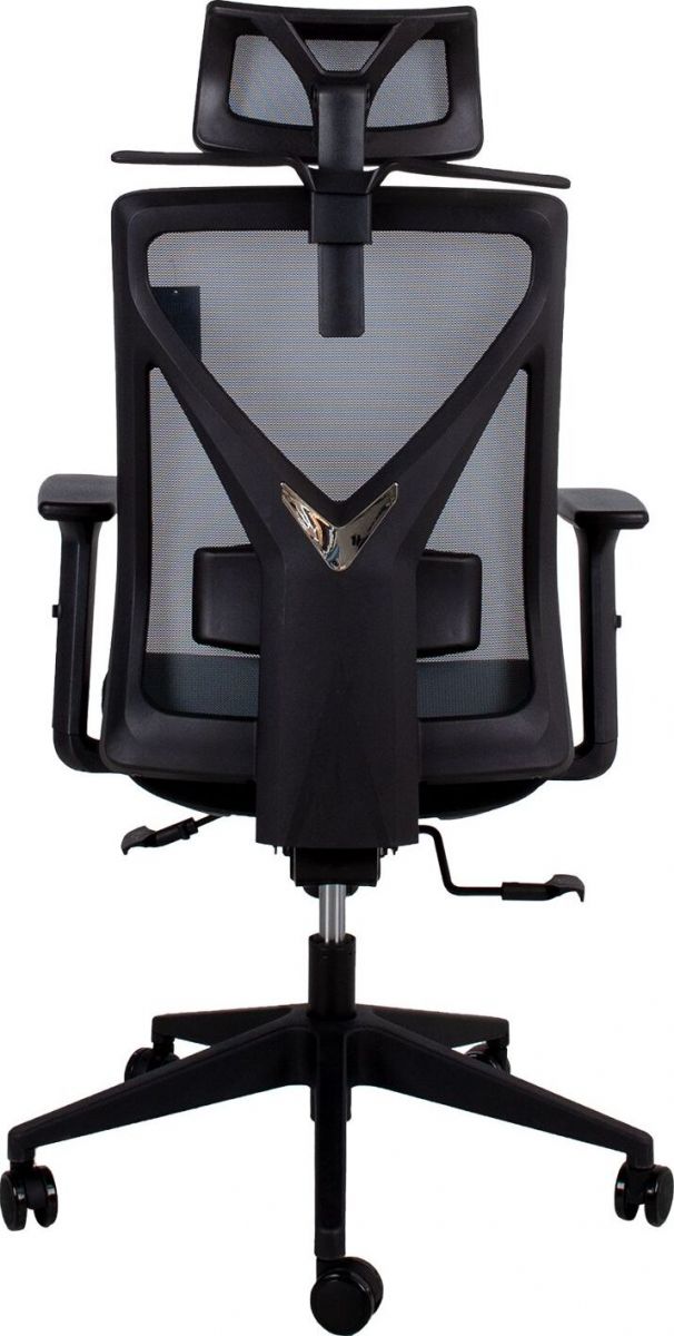 Office Chair Colwyn Bay | size: Width: 64cm, Height: 110-120cm, Depth: 65cm | color: Gray | image: 4 | variant: 1001203