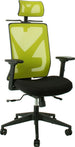 Office Chair Colwyn Bay | size: Width: 64cm, Height: 110-120cm, Depth: 65cm | color: Green | image: 1 | variant: 1001202