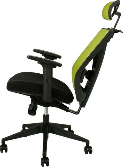 Office Chair Colwyn Bay | size: Width: 64cm, Height: 110-120cm, Depth: 65cm | color: Green | image: 5 | variant: 1001202