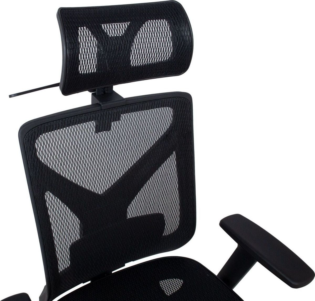 Office Chair Colwyn Bay | size: Width: 64cm, Height: 120cm, Depth: 65cm | color: Black | image: 6 | variant: 1001204
