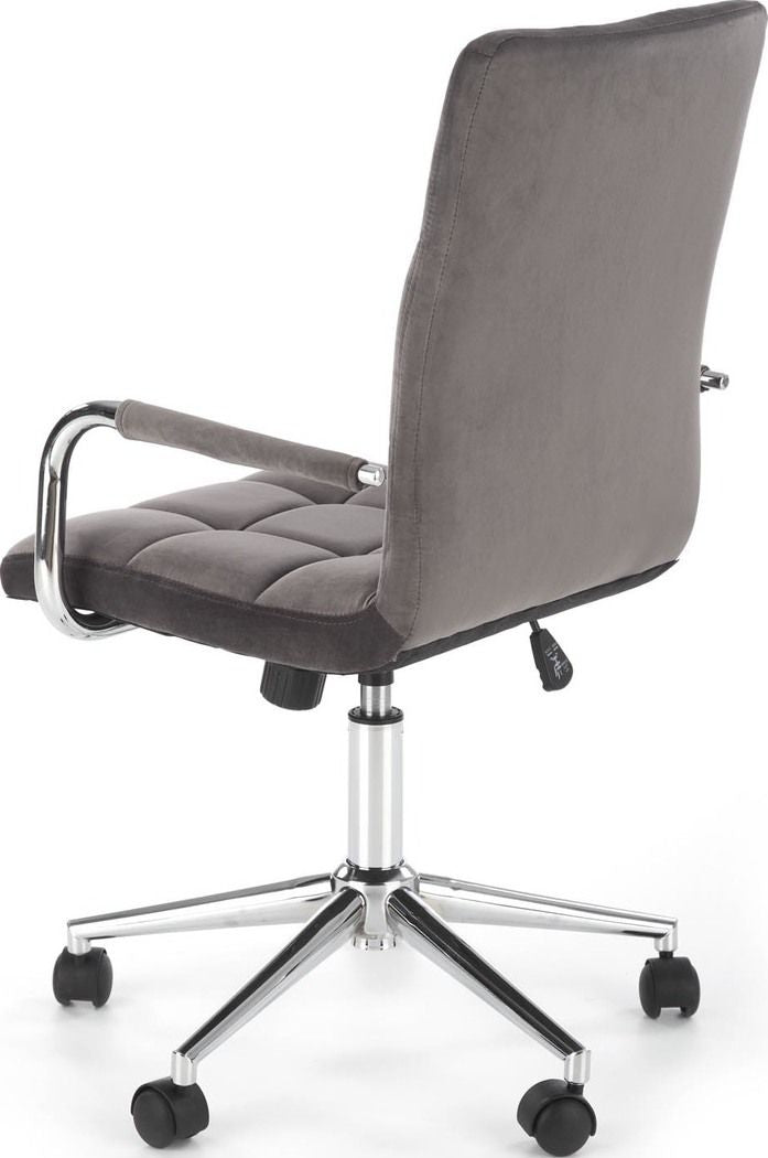Office Chair Como | size: Width: 53cm, Height: 105cm, Depth: 60cm | color: Gray | image: 3 | variant: 1002908