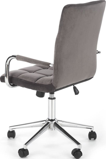 Office Chair Como | size: Width: 53cm, Height: 105cm, Depth: 60cm | color: Gray | image: 3 | variant: 1002908