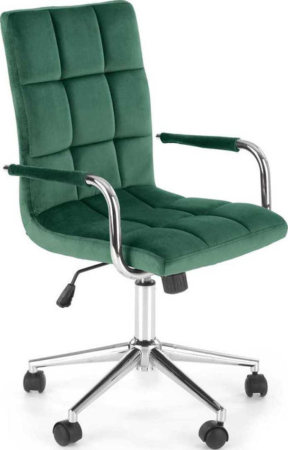 Office Chair Como | size: Width: 53cm, Height: 105cm, Depth: 60cm | color: Green | image: 1 | variant: 1002910