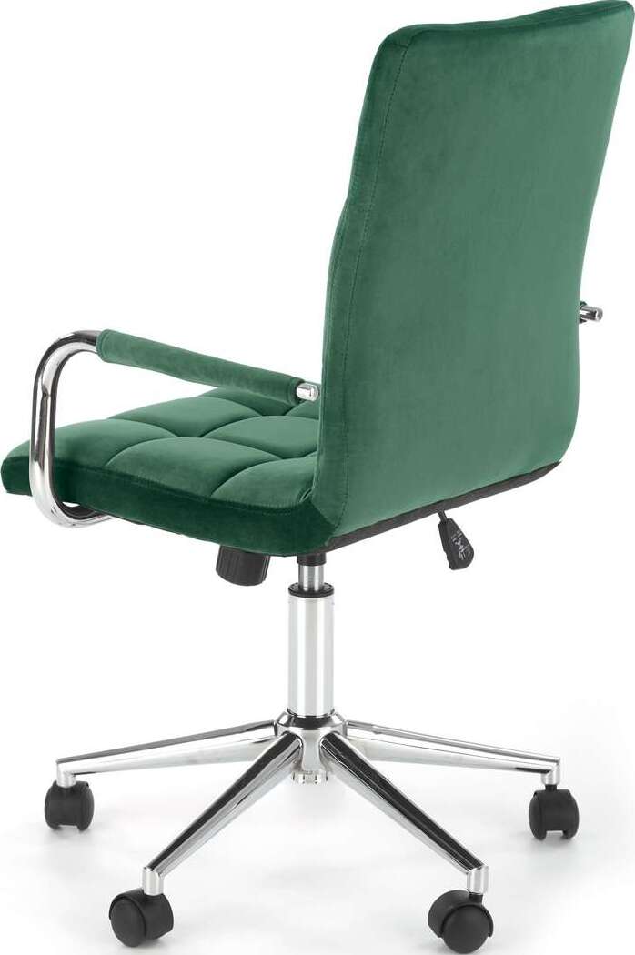 Office Chair Como | size: Width: 53cm, Height: 105cm, Depth: 60cm | color: Green | image: 2 | variant: 1002910