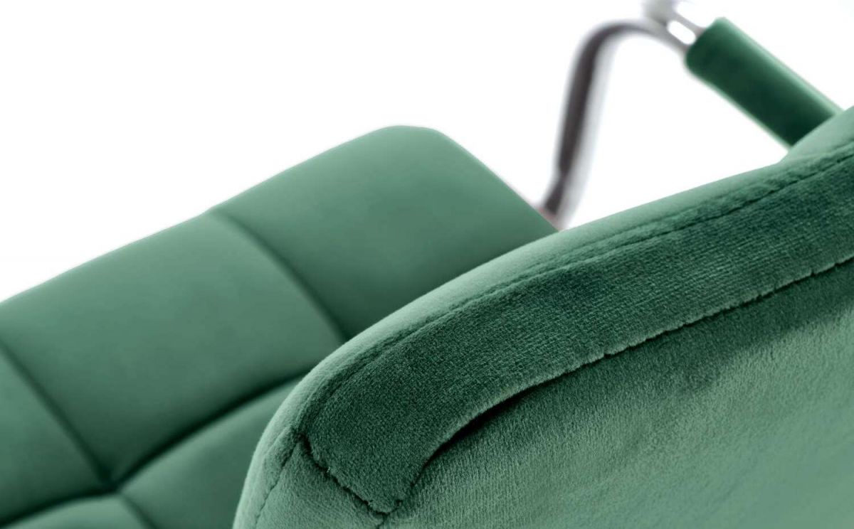 Office Chair Como | size: Width: 53cm, Height: 105cm, Depth: 60cm | color: Green | image: 4 | variant: 1002910