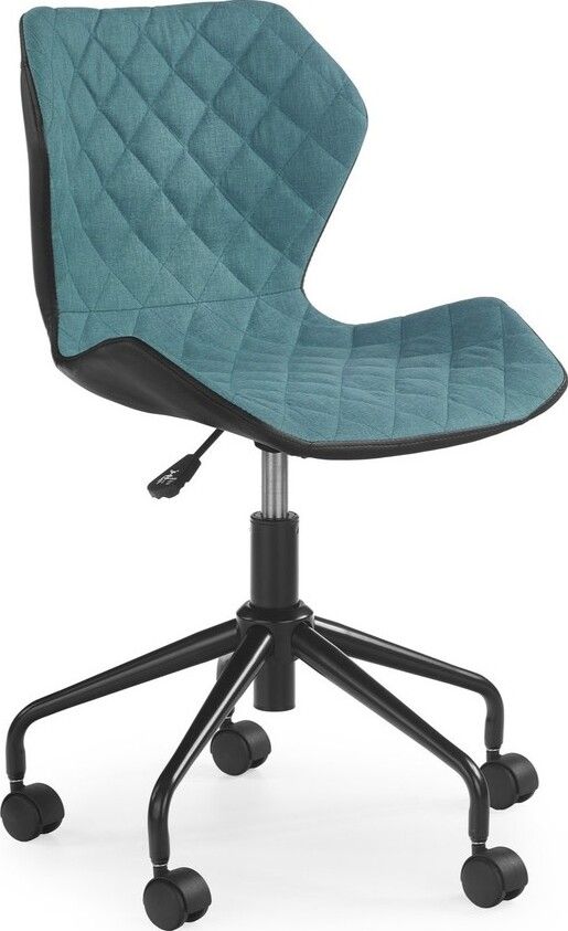 Office Chair Cremona | size: Width: 48cm, Height: 88cm, Depth: 53cm | color: Blue | image: 1 | variant: 1002930