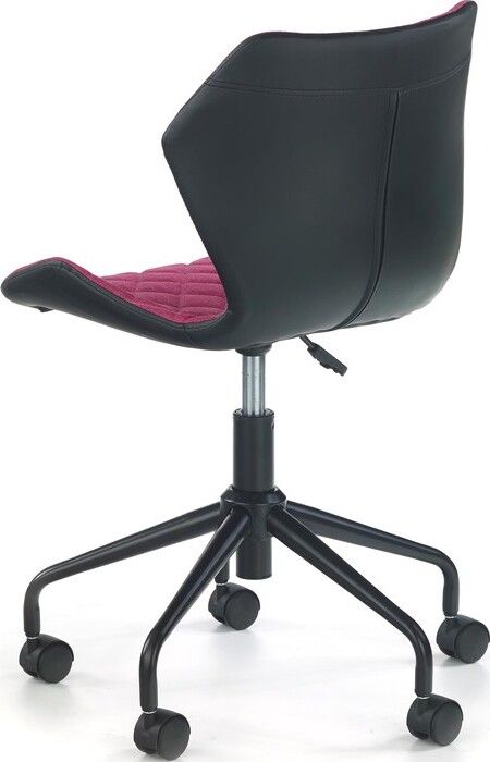 Office Chair Cremona | size: Width: 48cm, Height: 88cm, Depth: 53cm | color: Pink | image: 2 | variant: 1002931