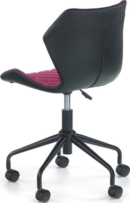 Office Chair Cremona | size: Width: 48cm, Height: 88cm, Depth: 53cm | color: Pink | image: 2 | variant: 1002931
