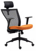 Office Chair Crewe | size: Width: 59cm, Height: 109cm, Depth: 48cm | color: Black/Orange | image: 0 | variant: 1004203