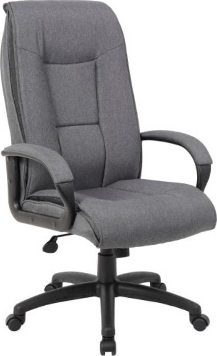 Office Chair Denbigh | size: Width: 68.5cm, Height: 115.5-124.5cm, Depth: 76.5cm | color: Gray | image: 1 | variant: 1001195