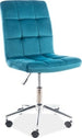 Office Chair Derry | size: Width: 45cm, Height: 87-97cm, Depth: 40cm | color: Blue | image: 1 | variant: 1004135
