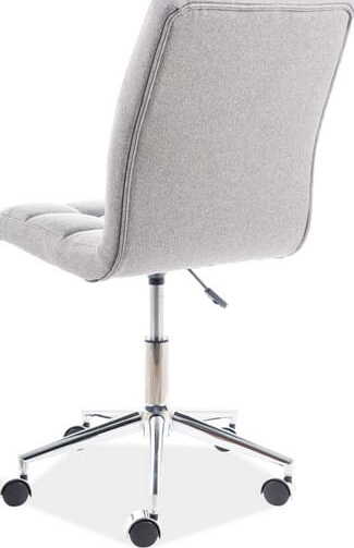 Office Chair Derry | size: Width: 45cm, Height: 87-97cm, Depth: 40cm | color: Gray | image: 2 | variant: 1004139